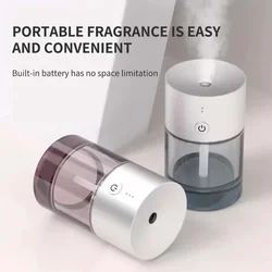 Car Small Fragrance Diffuser Spray Humidifier USB Rechargeable Air Aromatherapy Diffuser Car Scent Machine Home Air Freshener