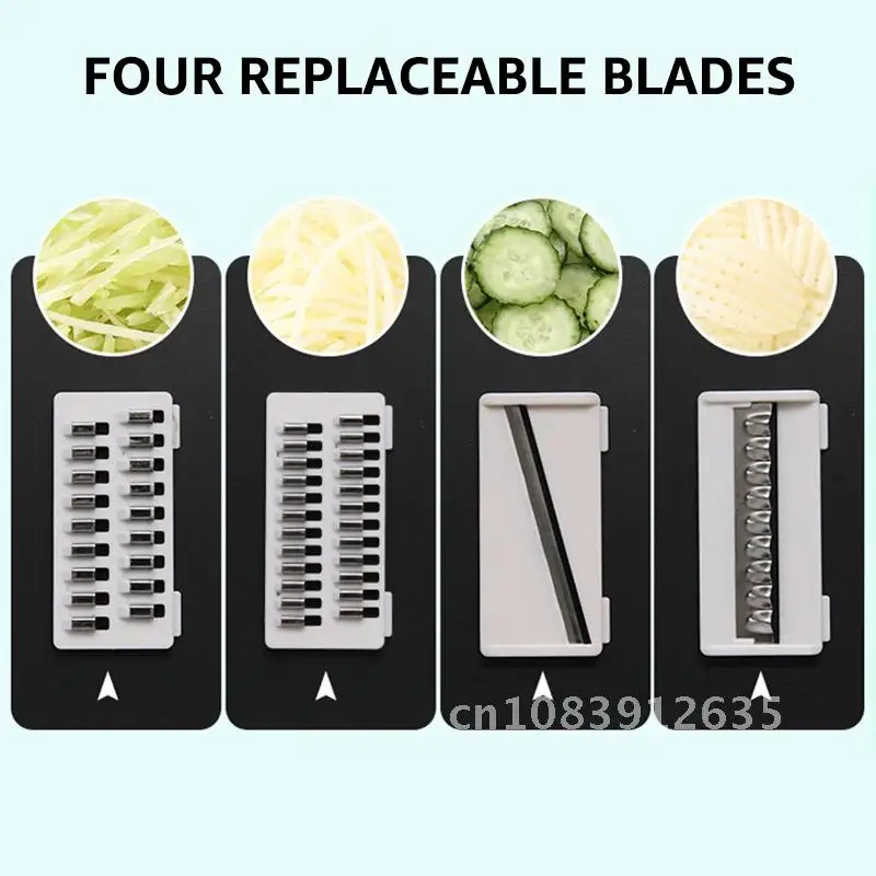 

Potato Carrot Cucumber Mandoline Slicer Cutter Grater Shredders with Strainer Multi function Kitchen Fruit and Vegetable Tools