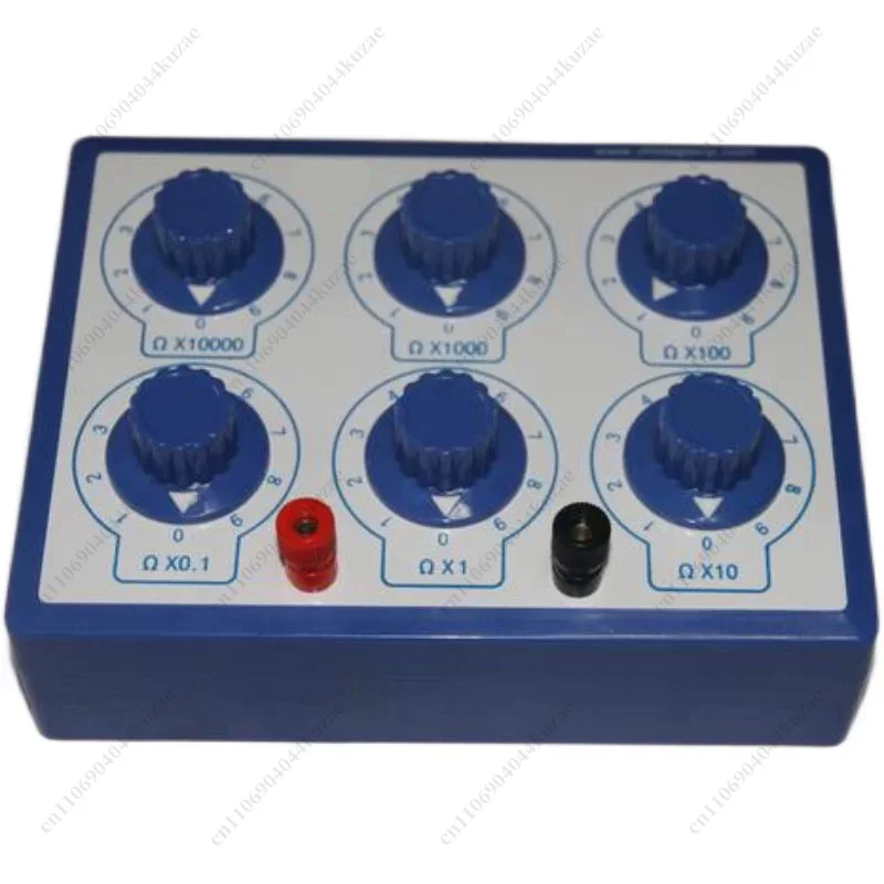 6-position Resistance Box 99999.9Ω, Adjustable Electrical Experimental Equipment for Physics Teaching Tests
