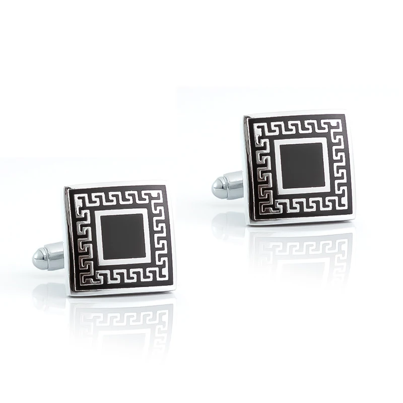 Black Retro Cuff Links Mens, Cufflinks For Men, French Shirts Cufflinks