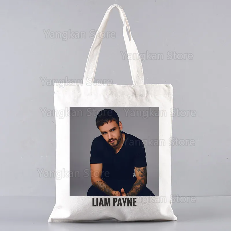 

Liam Payne, простая женская посылка, элегантная холщовая сумка, сумки для пикника, сумки для пикника, повседневная сумка для покупок для девочек, сумка для пикника