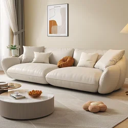 Nordic skórzana Sofa modułowa segmentowy luksusowy zestaw salon ergonomiczne krzesło Modern Classic dom umeblowanie Divani Soggiorno