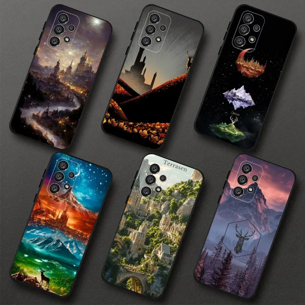 T-Throne Of Glass   Phone Case For Samsung Galaxy A20,A21s,A22,A31,A32,A52,A53,A72,73,A80,A91 Soft Black Cover