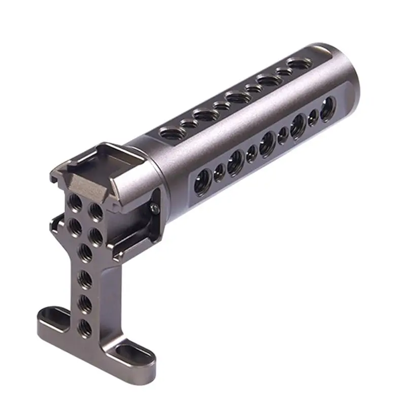 N91R-1 PCS Cage Metal Photography Equipment 3 Head Hot Single Camera Top Lift Handle ,Bronze
