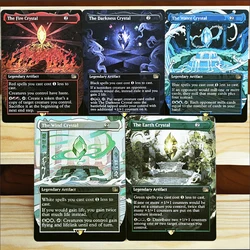 TCG Rare Exclusive Magical Game Holo Cards-The Fire/Darkness/Water/Wind/Earth Crystal