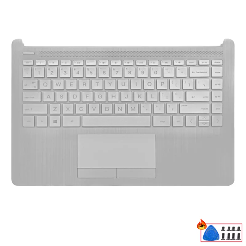 New For 14-CF 14-DK 14-DF 14-DP 14S-CF 14S-CR 240 245 G8 340 G5 TPN-I130 TPN-I135 Laptop With US Keyboard Palmrest Upper Case