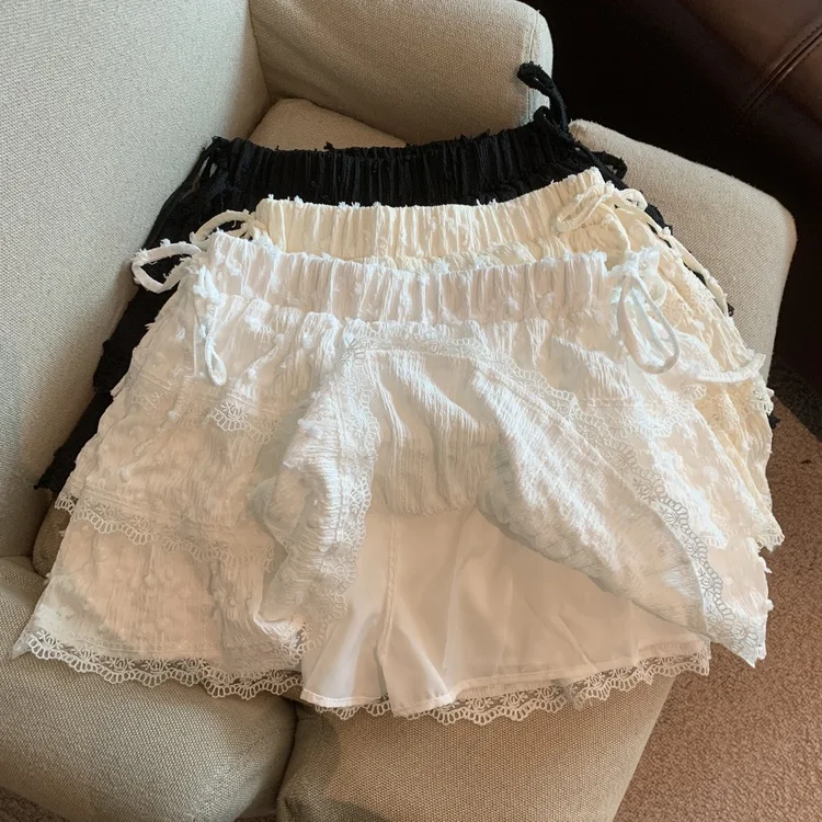 

Ballet Sle Lace Trim f Skirt Cake Skirt Women's Anti-Light ort Skirt Large Size Women's Faion Summer Season