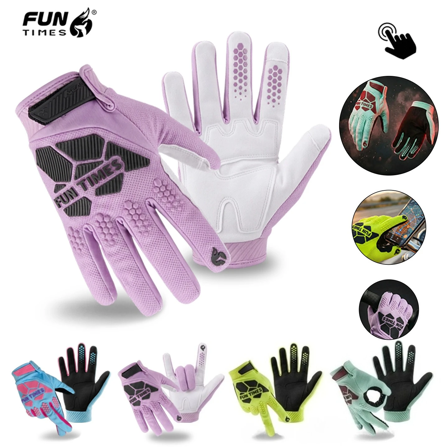 Gants de moto à doigts entiers - Touch Screen Gloves avis et prix