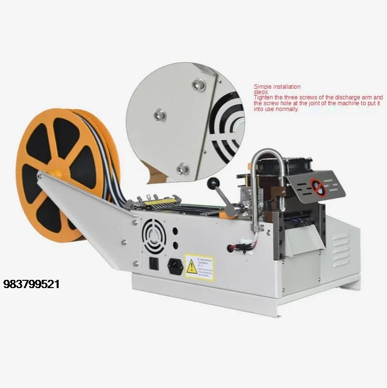 Fully Automatic Computer Hot and Cold Cutting Machine for  Nylon Webbing Zipper Hot Cutting Machine