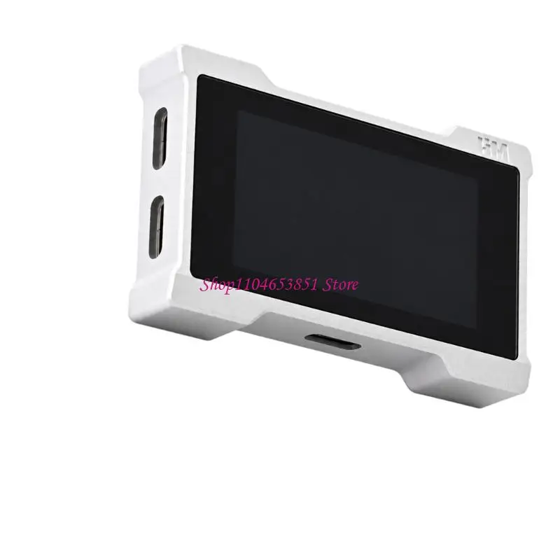 Desktop Media Control Station with 384kHz/32Bit Decoding, 3.5mm Port, Touch Display, Track Controls and USB Data Gaming Sound