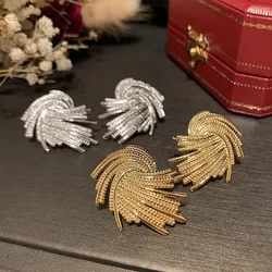 2021 European And American New Trend Fashion Exaggerated Temperament Simple Alloy Irregular Geometric Earrings Pendientes
