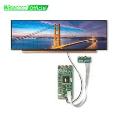 Wisecoco 14 Inch 3840x1100 4k Stretched Bar LCD Aida64 Display CPU GPU monitoring Sub Display Raspberry Pi Controller Board