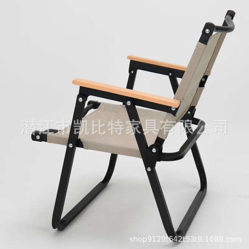 Outdoor folding chairs, portable camping Kmit fishing chairs, lightweight picnic tables and chairs