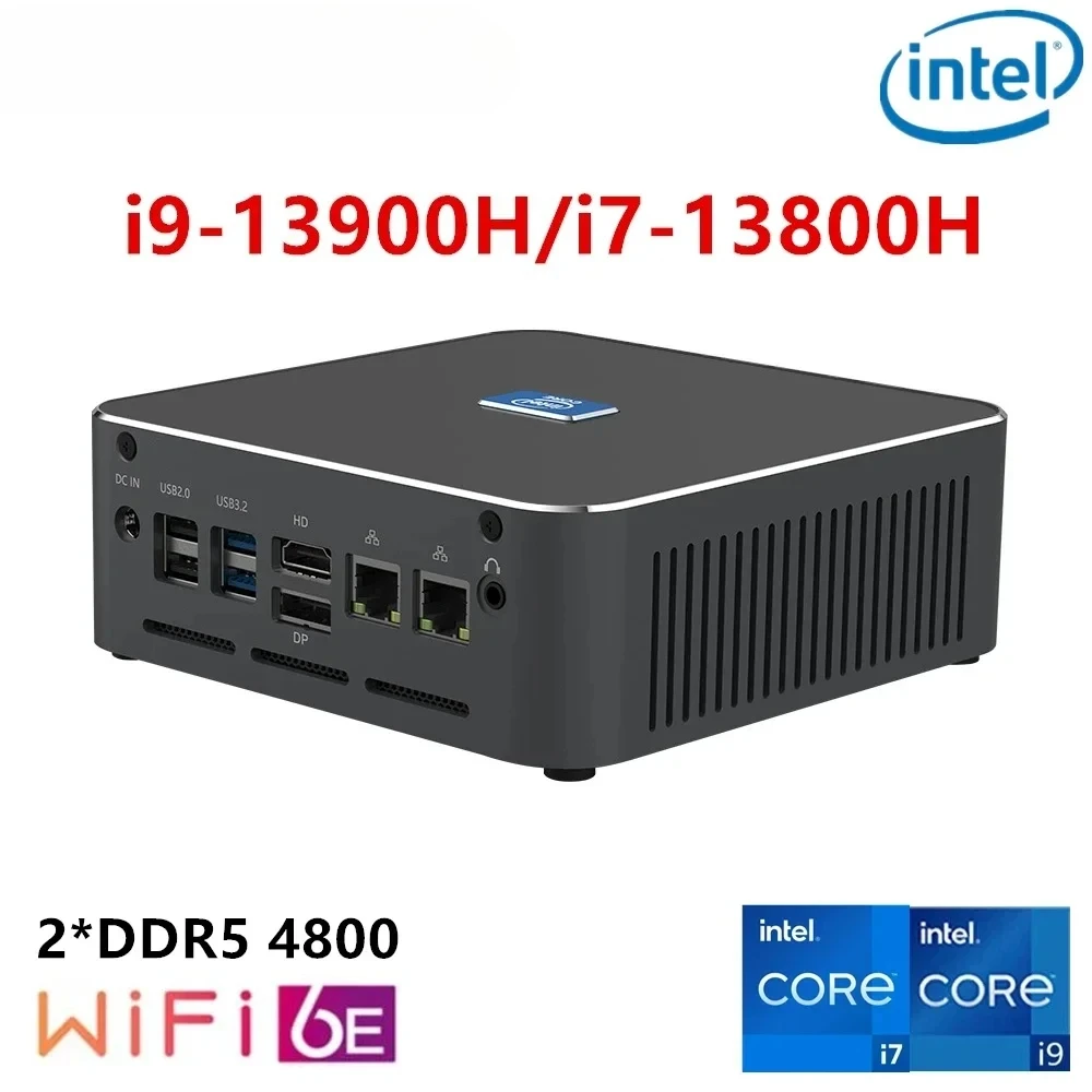 

Topton S600 Mini PC Gamer 13th Gen Intel i9-13900H/i7-12900HK Windows 11 2*2.5G LAN 2*DDR5 2*NVMe 8K NUC Gaming Computer WiFi6