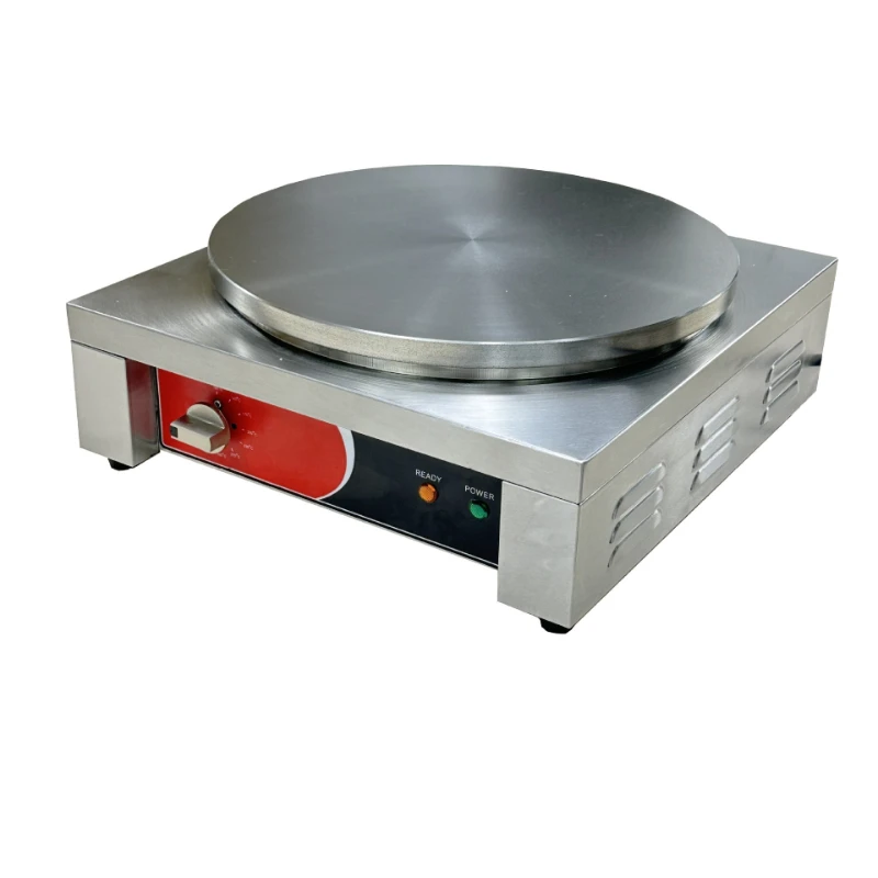 

Commercial pancake fruit machine stainless steel electric class j halberd stove Indian flying cake non-stick pan scone machine