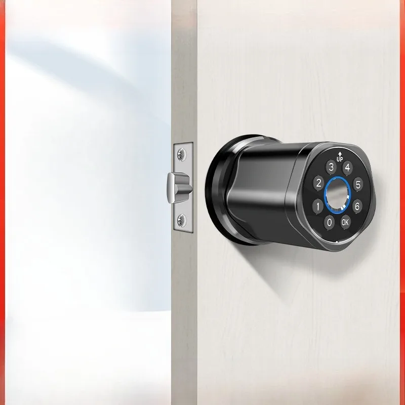 

Spherical smart lock household door bedroom hotel apartment homestay fingerprint password graffiti bluetooth door