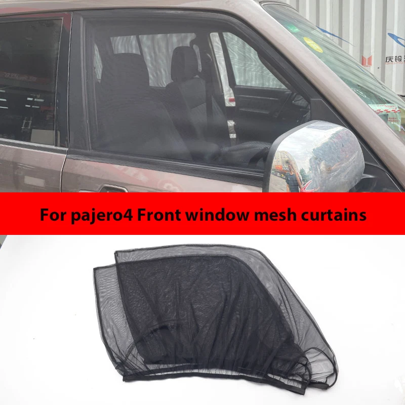 

Сетчатая занавеска для автомобиля Pajero 3 Pajero 4 Montero, противомоскитная дышащая Солнцезащитная занавеска для автомобиля