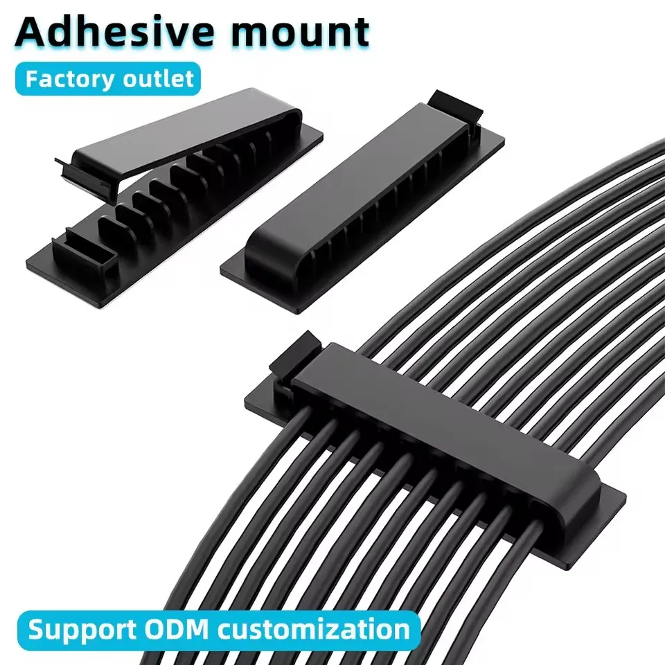 Cable Organizer Cord Management Wire Holder Flexible USB Cable Winder Tidy Silicone Clips For Mouse Keyboard Earphone Protector