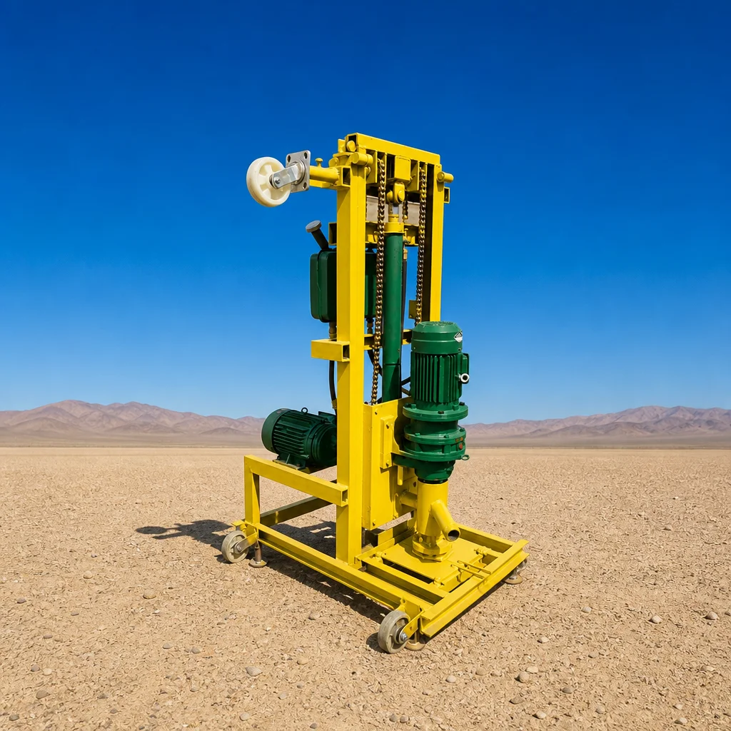 Customized Small Type Water Well Drilling Rig 100 Meter Depth Hydraulic Drive Durable Structure  Well Drilling Machine