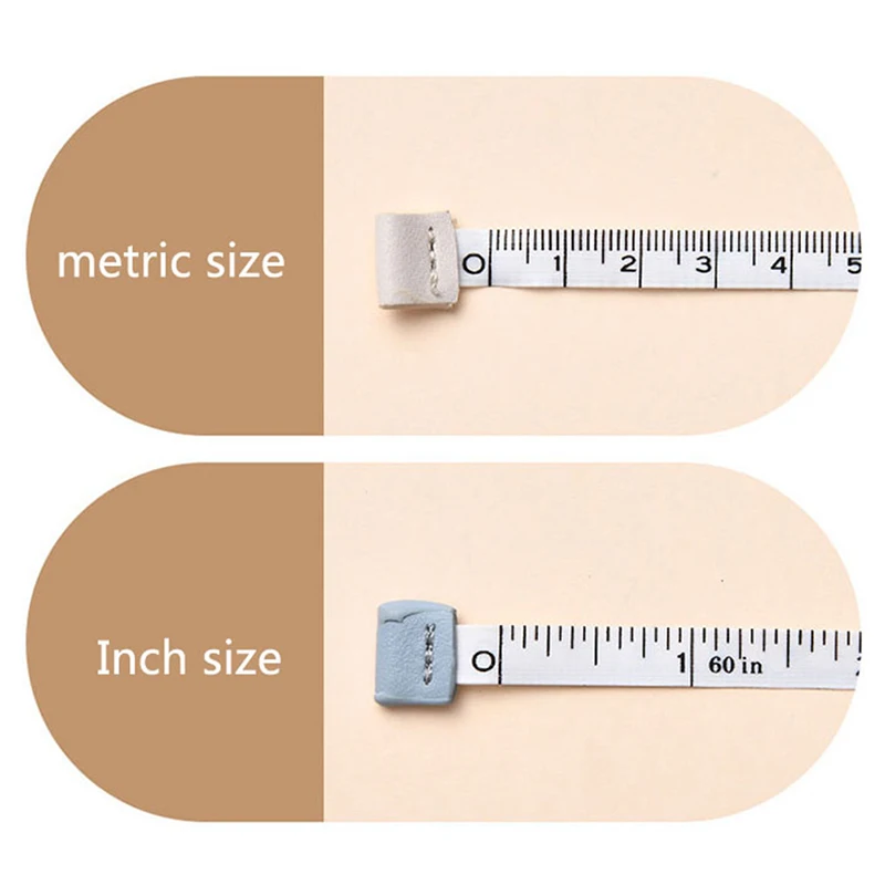 100/150cm PU Portable Retractable Ruler Tape Measures Height Children Ruler Centimeter Inch Roll Tape Cinta Metrica Retractil