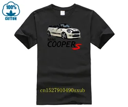 New Brand Clothing T Shirts Special MINI Cooper Car Logo Side View 100 Cotton White T-shirt