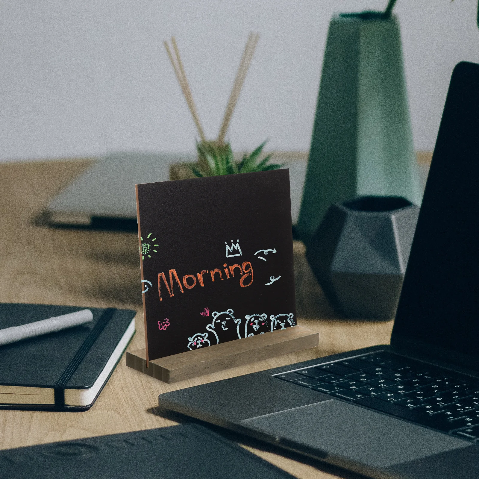 

Premium Quality Wooden Mini Chalkboards 10Pcs Decorative Boards Creative Message Boards For Room Ornaments Home School Shop