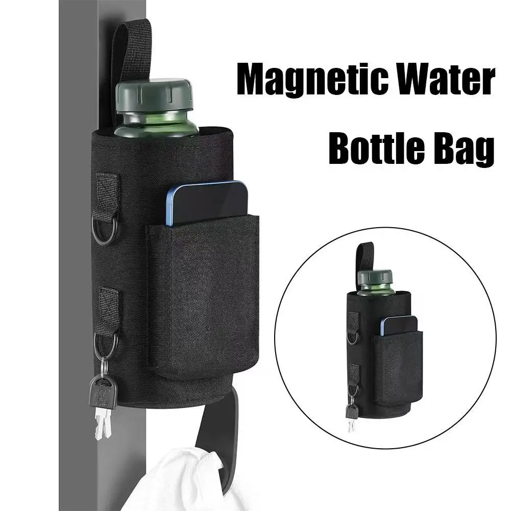 

Magnetic Bottle Bag Gym Bag Sling Bag With Shoulder Strap Phone Holder Crossbody Bag Gym Accessories Organizer For Men And Women