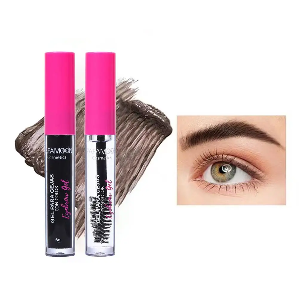 3 Colors Natural Liquid Dyeing Eyebrow Cream Set Waterproof Brown Tint Eyebrow Beauty Mascara Eyebrows Painting Makeup