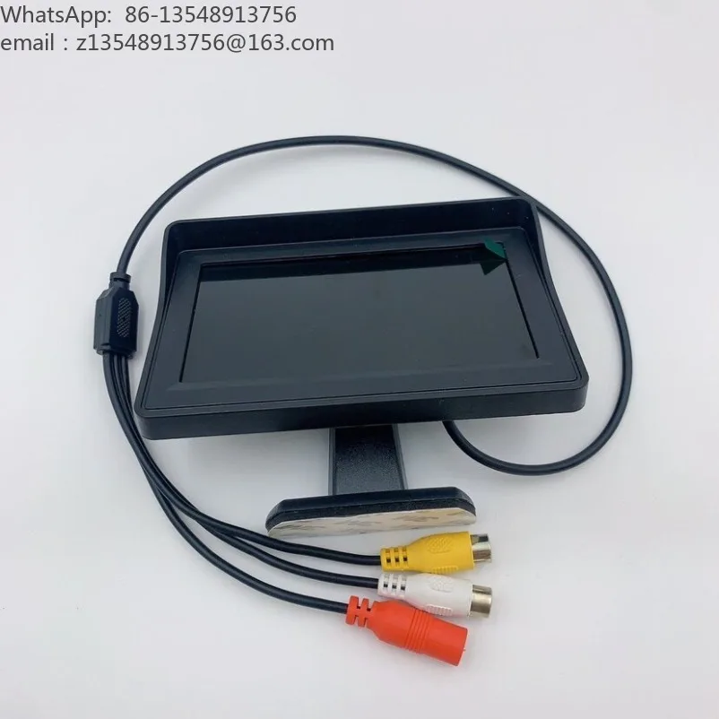 4.3 inch car display AV signal lotus head reversing image truck car general