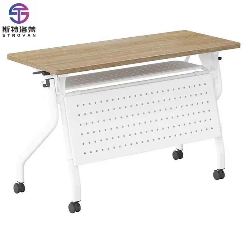 

Commercial Furniture Foldable Desk for Conference and Training Modern Design Movable Office Table