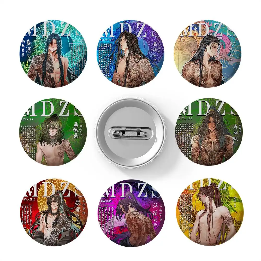 

F-Founder Of DiabolismS Badges Round Exquisite Badge Brooches Creative Pins For Clothes Hat Backpack Gift Accessories