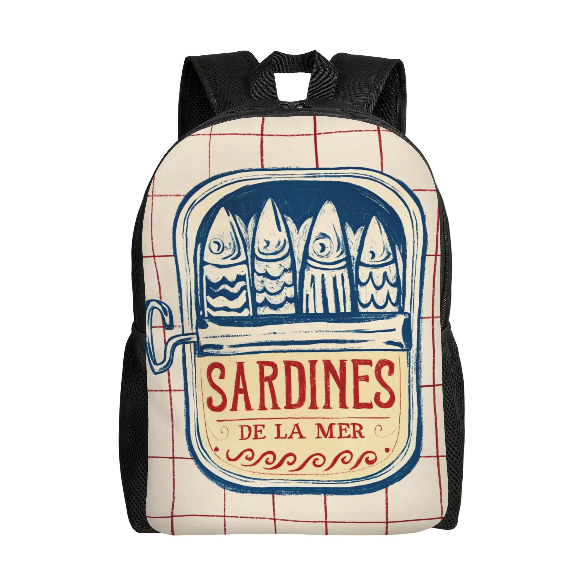 

Sardines straight backpack design, single-layer structure, ideal for those who pursue lightweight and simple daily life