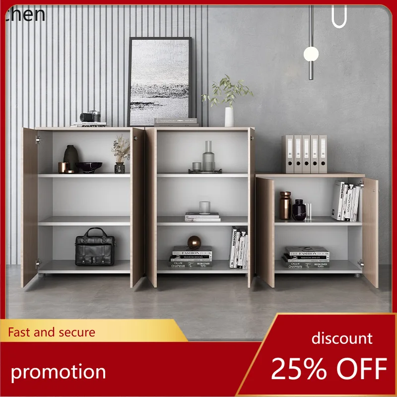 ZML Office Wooden Office File Cabinet with Password Lock Storage Filing Cabinet Office Furniture