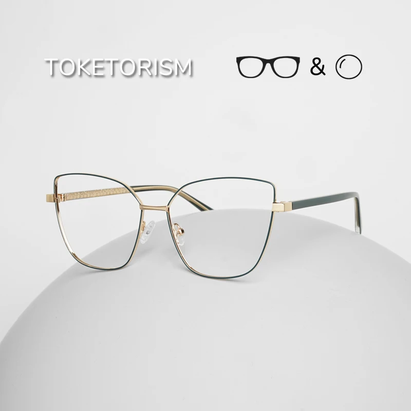 

Toketorism Fashion Women's Readng Eyeglasses Anti Blue Computer Glasses Optical Presbyopia Eyewear