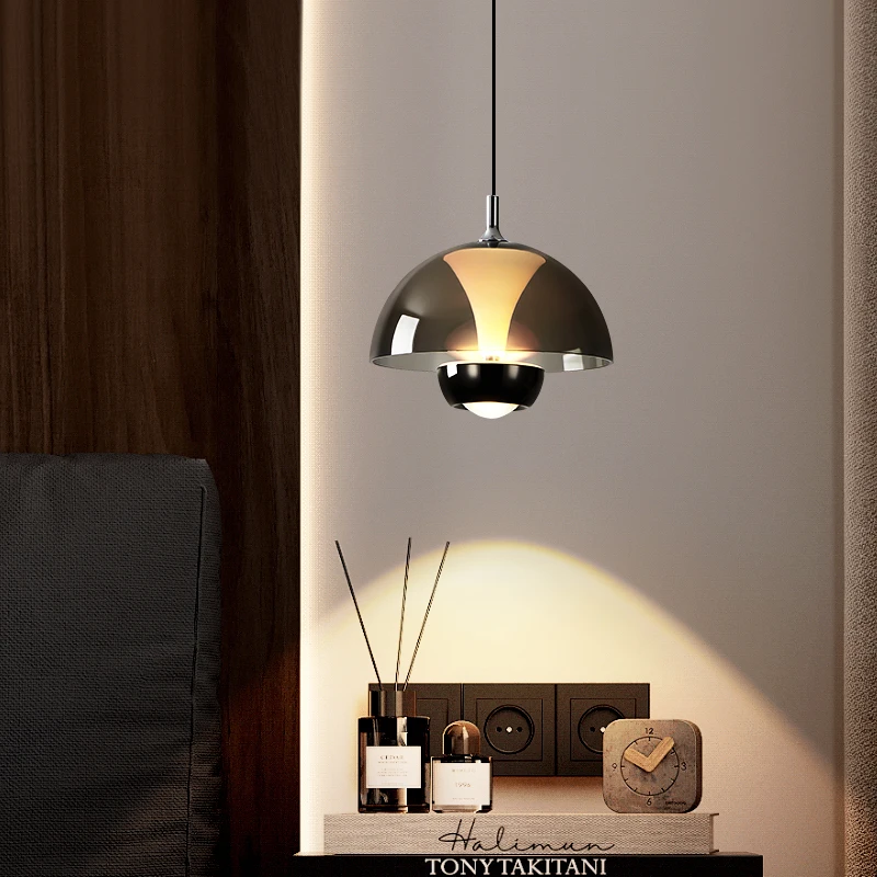 

Modern LED Glass Pendant lamp Restaurant Bar Interior Decoration Lighting Bedroom Bedside LED Chandelier Jellyfish design Lamp