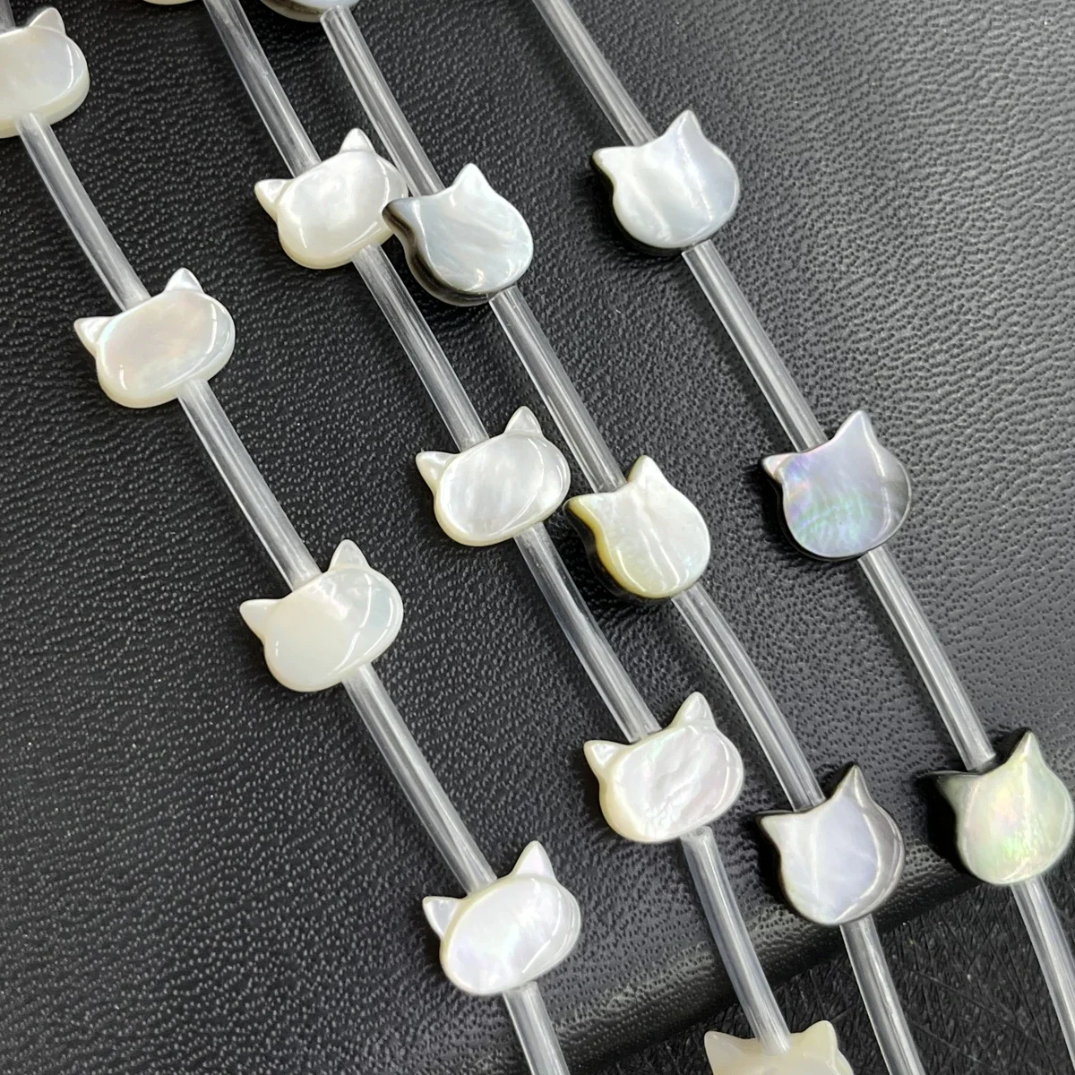 

10mm Fine Natural Freshwater Shells Small Cat Heads Beads Jewelry Making DIY Necklace Bracelet Earrings Accessory Wedding Women
