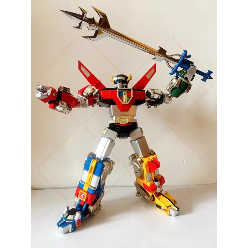 Spot FJ Beast King Voltron GX Super Alloy Soul Five-body Red, Green, Yellow and Blue Lion Model Play Movable Transformation Toy