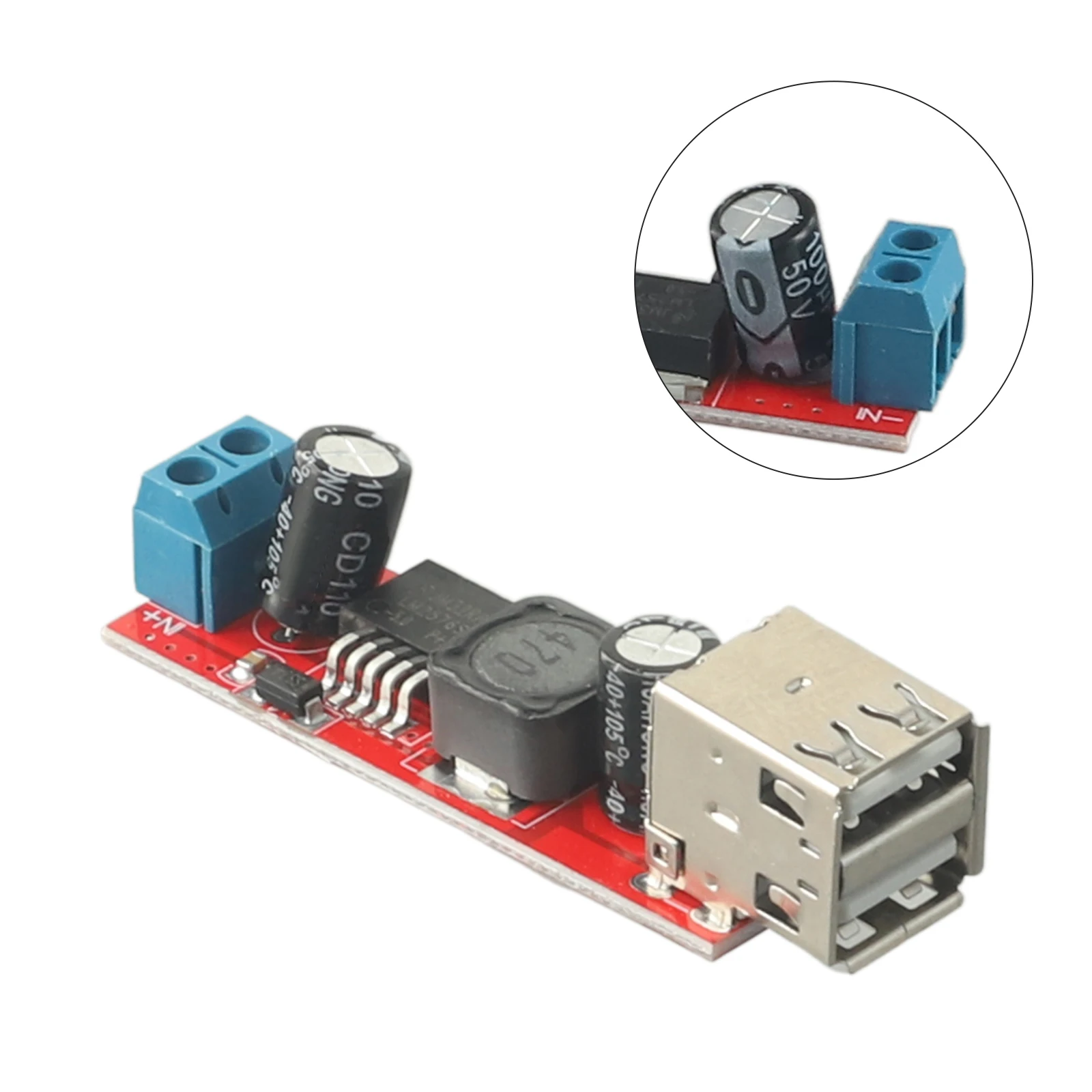Regulated Power Regulator Mobile Phone Voltage Regulator Car Charge Regulator -40 \'C - + 85 \'C Dual USB Output