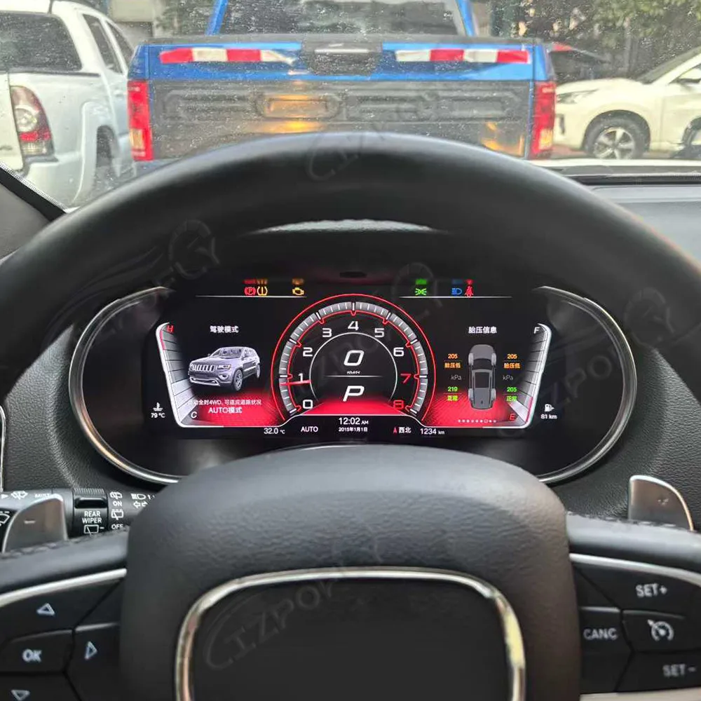 

ЖК-спидометр, приборная панель автомобиля для Dodge Durango 2014-2020, цифровой кластер, виртуальная панель кабины, GPS, приборная панель, Plug Play