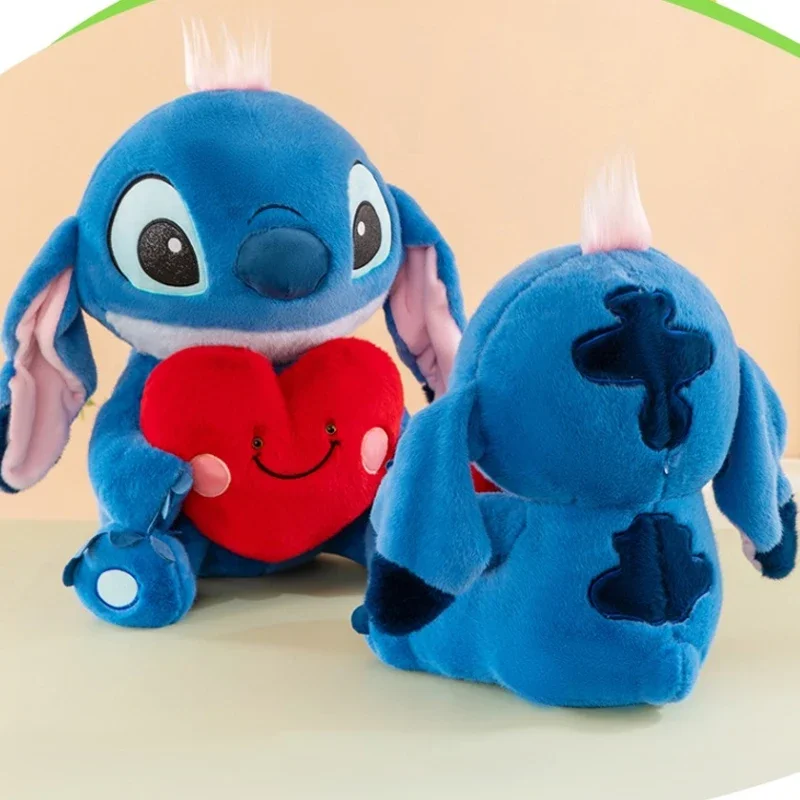 

35/60 см мультфильм Лило и Стич Дисней плюшевые игрушки аниме мягкий букет любви ангел Стич кукла плюшевые детские подарки на день рождения на Рождество