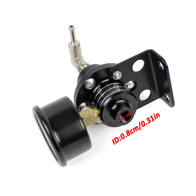 منظم ضغط الوقود العالمي القابل للتعديل، شاحن الوقود الفائق من الألومنيوم مع مجموعة قياس #4