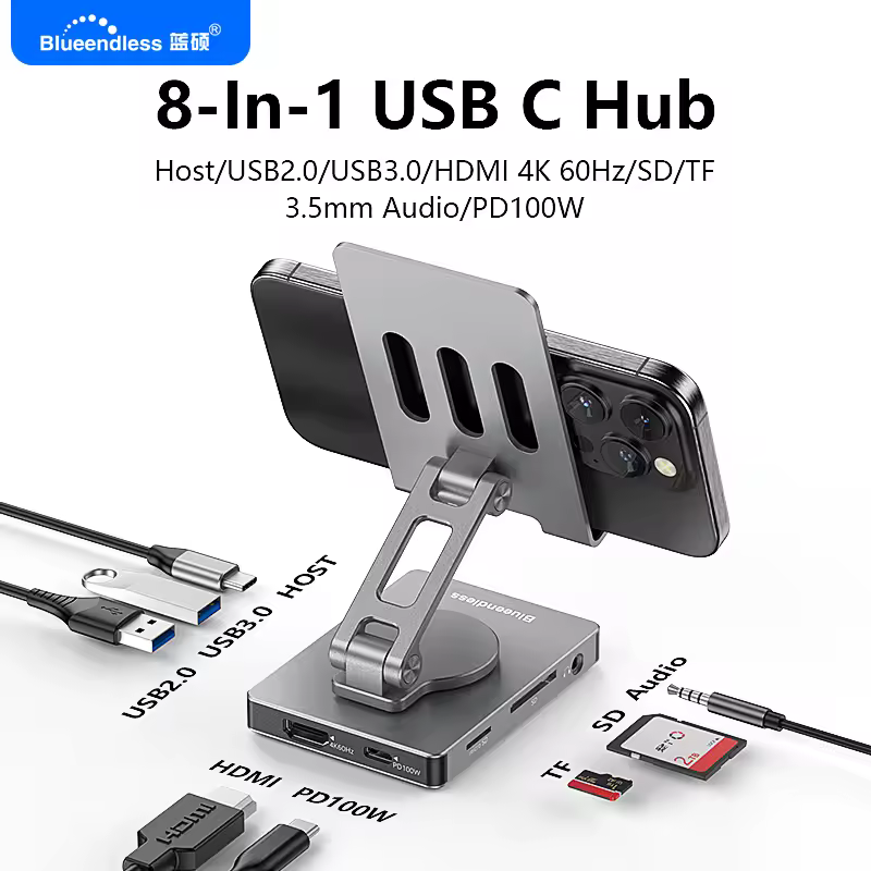 8in1 거치대 허브