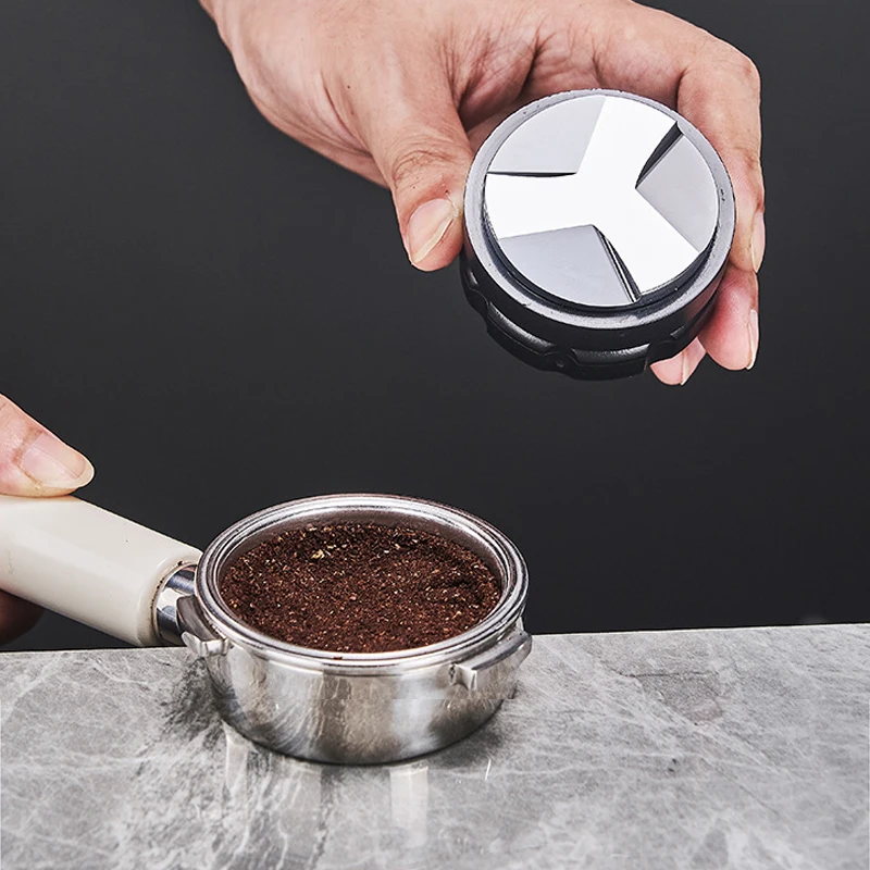 

Triple Pulp Coffee Tamper 51mm/53mm/58mm ABS Coffee Cloth Powder Machine Macaron Anti-slip Tamper Barista Accessories