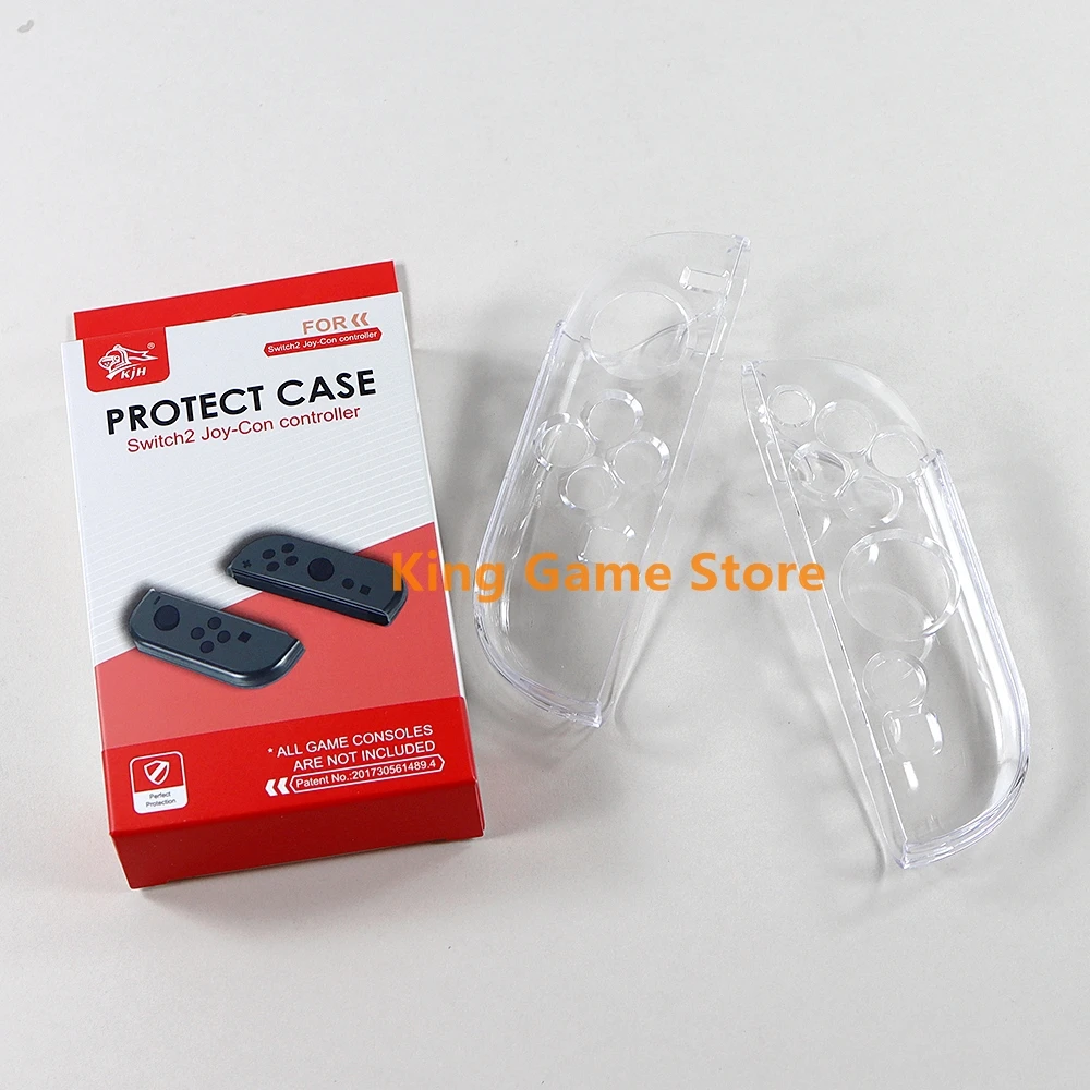 1PCS For Nintend Switch 2 Joycon Controller Crystal Hard Case Split Protective Cover Joycon Shell Transparent Protector for NS2