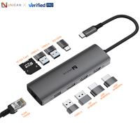 Usb C Hub 3.0 10 in 1 Adapter Docking Station Type C Usb Hub 4 Ports 8 in 1 Usb C Hub for Macbook Pro