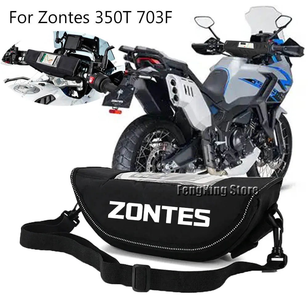 

For Zontes zontes 350T 703F 350t 703f Motorcycle accessories tools bag Waterproof And Dustproof Convenient travel handlebar bag