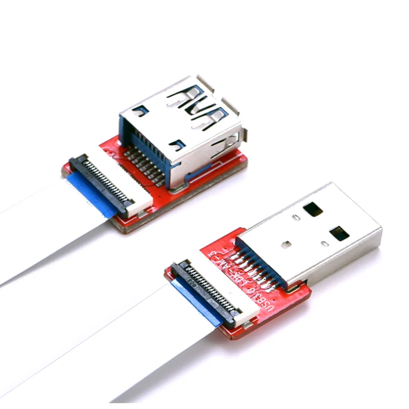 FFC USB3.0 Extension Ribbon Cable 90 FPV Slim Flat Soft flexible FPC charge FPV Brushless  High Speed Computer Connection Cable