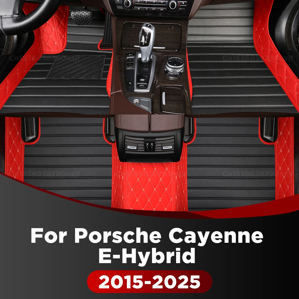 

Для Porsche Cayenne E-Hybrid 2015-2025 2024 2023 2022 2021, автомобильные коврики на заказ, автомобильный ковер, аксессуары для интерьера