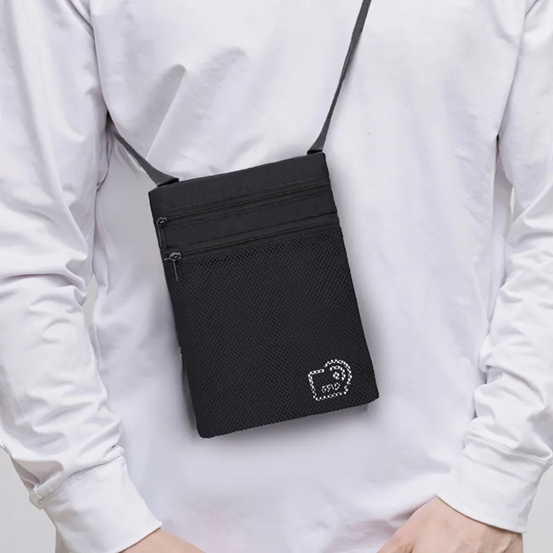 

Anti-Thief Travel Passport Wallet Nylon Card Case Phone Document Storage Bag Lightweight Shoulder Neck Bag Crossbody Bag