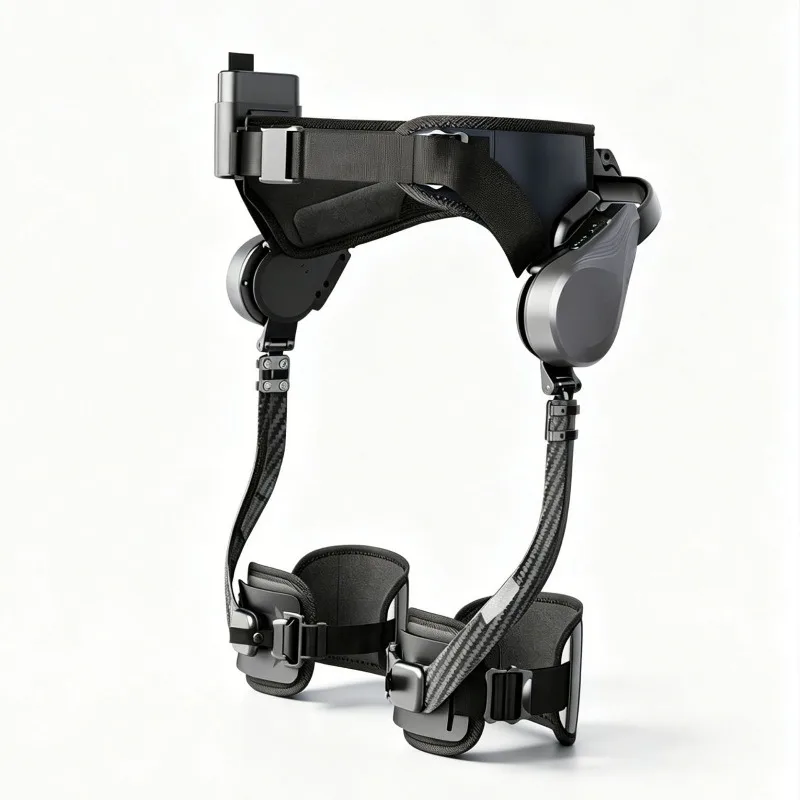 In the elderly knee artifact walking booster machine intelligence